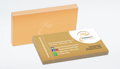 Criação de Cartão de Visita | Espaço Pés