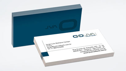 Criação de Cartão de Visita | JVA Trust Bank